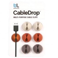 Держатели для проводов Bluelounge CableDrop BLUCD-MT (White/Orange/Brown)