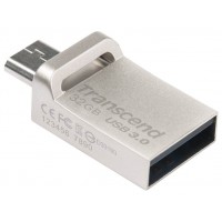 Флеш-накопитель Transcend JetFlash 880 32Gb USB 3.0/microUSB TS32GJF880S (Silver)