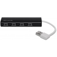 Хаб Belkin Slim Travel 4-port USB 2.0 F4U042bt (Black)