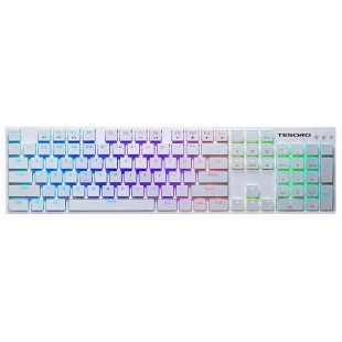 Игровая клавиатура Tesoro Gram XS (White/Kailh Blue) оптом