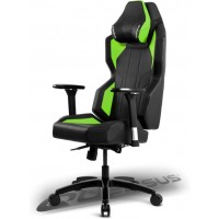 Игровое кресло Quersus Geos G702/XG (Black/Green)