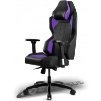 Игровое кресло Quersus Geos G702/XV (Black/Violet)