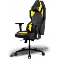 Игровое кресло Quersus Geos G702/XY (Black/Yellow)
