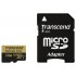 Карта памяти с адаптером Transcend microSDXC Class 10 UHS-I U3 633x 64Gb TS64GUSDU3 (Gold) оптом