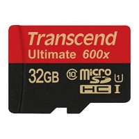 Карта памяти с адаптером Transcend Ultimate micro SDHC 32GB Class 10 (TS32GUSDHC10U1)