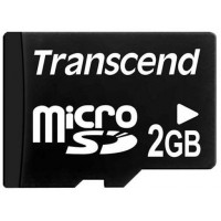 Карта памяти Transcend microSD 2Gb TS2GUSDC (Black)