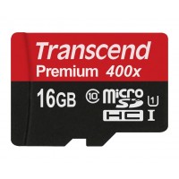 Карта памяти Transcend microSDHC 16GB Class 10 (TS16GUSDCU1)