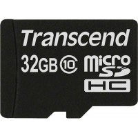 Карта памяти Transcend microSDHC Class 10 200x 32Gb TS32GUSDC10 (Black)