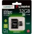 Kingston Kaspersky Edition SDHC Class 10 32Gb (SDC10/32GB-KL) - карта памяти с адаптером (Black) оптом