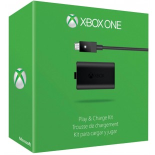 Комплект Microsoft Play & Charge Kit (S3V-00014) для Xbox One (Black) оптом