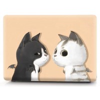 Накладка i-Blason Cover для MacBook Air 13 2018 (Black White Cat)