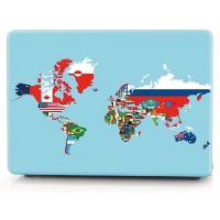 Накладка i-Blason Cover для MacBook Pro 13 2016 A1706/1708 (World Flag Map)