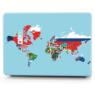 Накладка i-Blason Cover для MacBook Pro 13 2016 A1706/1708 (World Flag Map) оптом