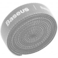 Органайзер проводов Baseus Rainbow Circle Velcro Straps 1m ACMGT-E0G (Grey)
