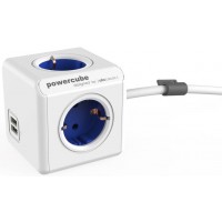 Сетевой разветвитель Allocacoc PowerCube Extended USB 1.5 м 1402BL/DEEUPC (Blue)