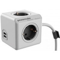 Сетевой удлинитель Allocacoc PowerCube Extended USB 1407/DEEUPC (Grey)