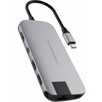 USB-хаб HyperDrive Slim 8-in-1 USB-C Hub (Space Grey)