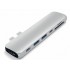USB-хаб Satechi Aluminum Type-C Pro Hub Adapter для MacBook Pro 13”/15” 2016 (Silver) оптом