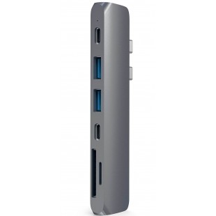 USB-хаб Satechi Aluminum Type-C Pro Hub Adapter для MacBook Pro 13”/15” 2016 (Space Gray) оптом