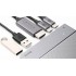 USB-концентратор Baseus Thunderbolt C+ Dual Type-C to USB3.0/HDMI/Type-C (CAHUB-B0G) для MacBook Pro 2016/2017 (Deep Space Grey) оптом