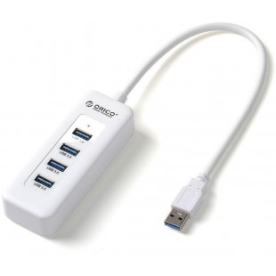 USB-концентратор Orico U3R1H4 USB 3.0 (White) оптом