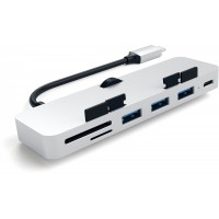 USB-концентратор Satechi Aluminum Type-C Clamp Hub Pro (Silver)