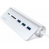 USB-концентратор Satechi Aluminum USB 3.0 Hub & Card Reader ST-TCHCRS (Silver) оптом