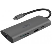 USB-концентратор Wiwu Alpha 831HRT (Grey)