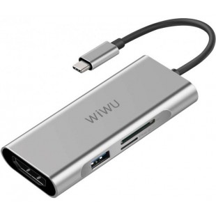 USB-концентратор Wiwu Apollo A731 USB-C (Grey) оптом
