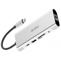 USB-концентратор Wiwu Apollo Expander USB-C A931RTH (Silver)