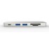 USB-концентратор Wiwu T8 Lite для MacBook Pro (Space Gray) оптом