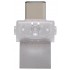 Внешний накопитель Kingston DataTraveler microDuo 3C USB 3.1/USB Type-C 128Gb DTDUO3C/128GB (Silver) оптом