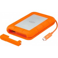 Внешний накопитель LaCie Rugged Thunderbolt USB-C SSD 500Gb STFS500400 (Orange)