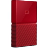 Внешний жесткий диск Western Digital My Passport 2.5" USB 3.0 1Tb HDD WDBBEX0010BRD-EEUE (Red)