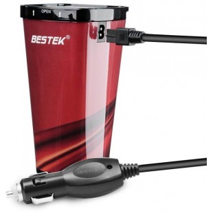 Автомобильный инвертор питания Bestek Cup Car Power Inverter 200 Вт (Red) оптом