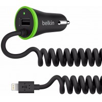 Автомобильное зарядное устройство Belkin Boost Up Universal Car Charger Lightning F8J154bt04-BLK (Black)