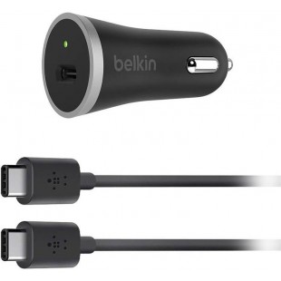 Автомобильное зарядное устройство + кабель USB-C Belkin Car Charger 15W (F7U005bt04-BLK) оптом