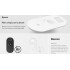 Беспроводное зарядное устройство Baseus Smart 3in1 WX3IN1-02 (White) оптом