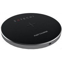 Беспроводное зарядное устройство Satechi Wireless Charging Pad (ST-WCPM) для iPhone 8/ 8 Plus/ X (Black/Space Grey)