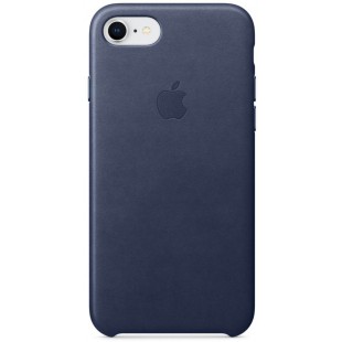 Чехол Apple Leather Case (MQH82ZM/A) для iPhone 7/8 (Midnight Blue) оптом