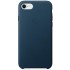 Чехол Apple Leather Case (MQHF2ZM/A) для iPhone 7/8 (Cosmos Blue) оптом
