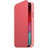 Чехол Apple Leather Folio (MRX12ZM/A) для iPhone Xs (Peony Pink) оптом