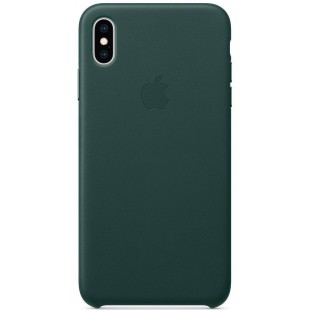Чехол Apple Leather (MTEV2ZM/A) для iPhone Xs Max (Forest Green) оптом