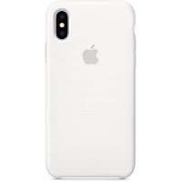 Чехол Apple Silicone (MRW82ZM/A) для iPhone Xs (White)
