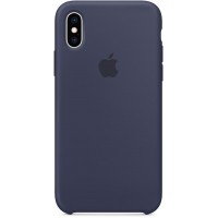 Чехол Apple Silicone (MRW92ZM/A) для iPhone Xs (Midnight Blue)