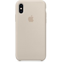 Чехол Apple Silicone (MRWD2ZM/A) для iPhone Xs (Stone)