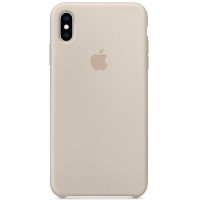Чехол Apple Silicone (MRWJ2ZM/A) для iPhone Xs Max (Stone)