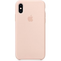 Чехол Apple Silicone (MTF82ZM/A) для iPhone Xs (Pink Sand)