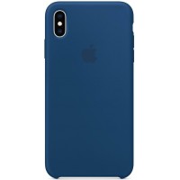 Чехол Apple Silicone (MTFE2ZM/A) для iPhone Xs Max (Blue Horizon)