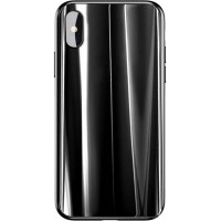 Чехол Baseus Glass Sparkling Case (WIAPIPHX-KI01) для Apple iPhone X (Black)